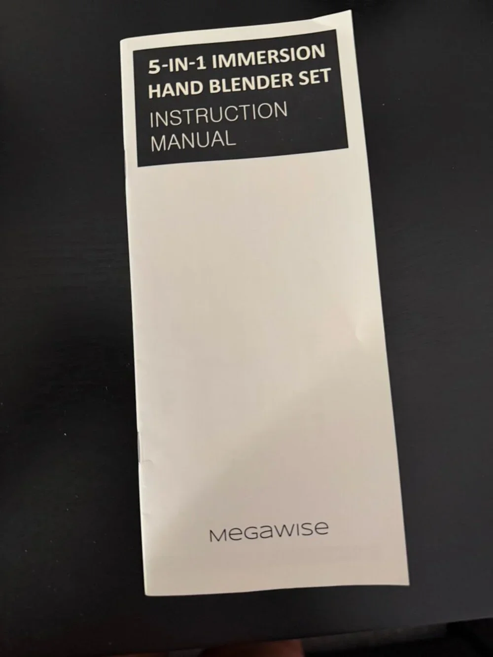 New-in-Box MEGAWISE 5-in1 Immersion Hand Blender Set